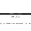 Adjustable Steel Horizontal Bar for Home Workout – Pull Up, Sit Up, and Arm Training - Image 2