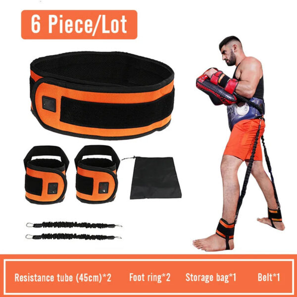 Professional Fighting Training Resistance Belt - Men & Women Elastic Fitness Bands - Image 6