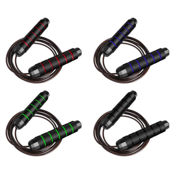 Rapid Speed Jump Rope Steel Wire Skipping Rope Exercise Adjustable Jumping Rope Fitness Workout Training Home Sport Equipment - Image 6