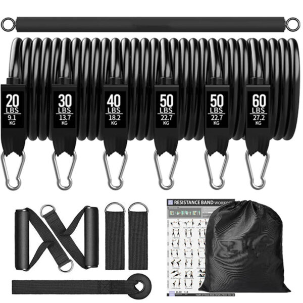 Upgrade Resistance Bands & Training Bar Set for Home Gym - Image 2