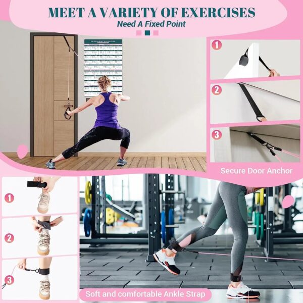 Upgrade Resistance Bands & Training Bar Set for Home Gym - Image 10